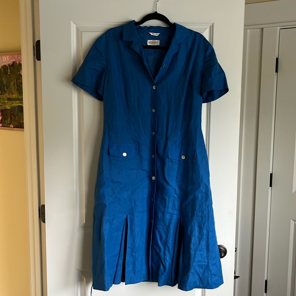 Talbots Vintage Linen Dress